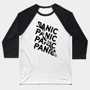 PANIC MOOD FUNNY GRAPHIC DISCO Baseball T-Shirt